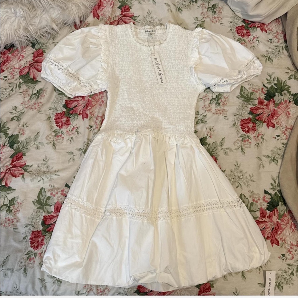 For Love And Lemons White Mini Dress